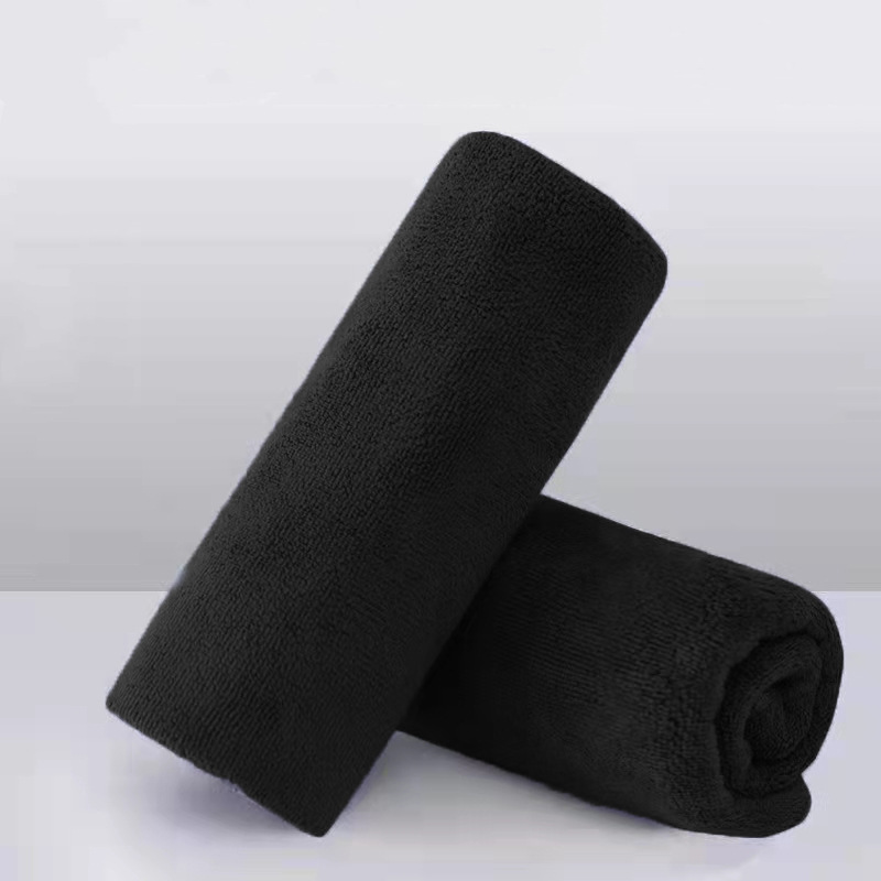 Black towel microfiber towel cross-border direct supply can add printing shampoo soft quick-drying thick dry hair towel Black towel microfiber towel cross-border direct supply can add printing shampoo soft quick-drying thick dry hair towel