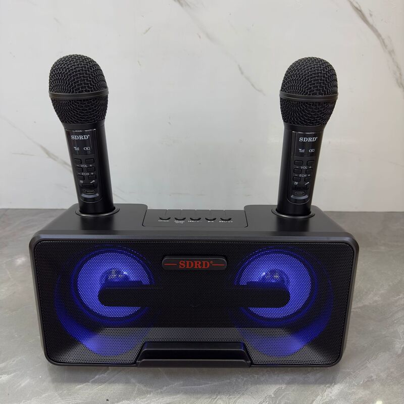 SD301Sブルートゥースオーディオk歌機無線ダブルマイク音響一体機k歌神器屋外ポータブルスピーカー|undefined