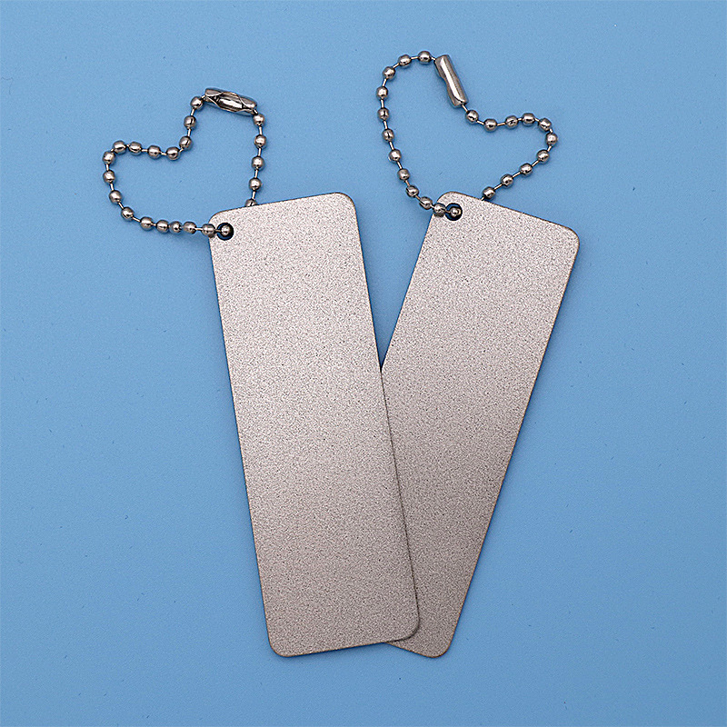 挂孔磨刀片金刚砂磨片长方形金刚石云石片玉石印石篆刻磨盘75*25