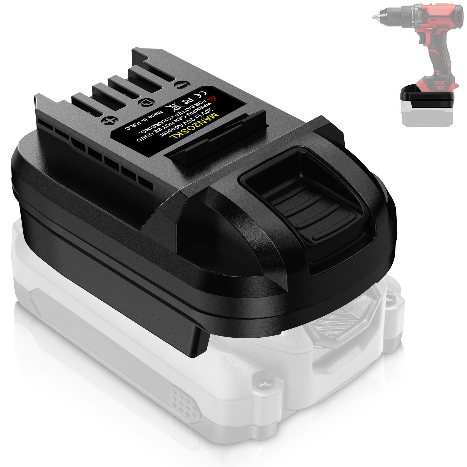 Adaptador de batería de cabello directo del fabricante es compatible con Dewei Mutian MiWatch 100 convertidores de baterías rotativas mutuas image 82