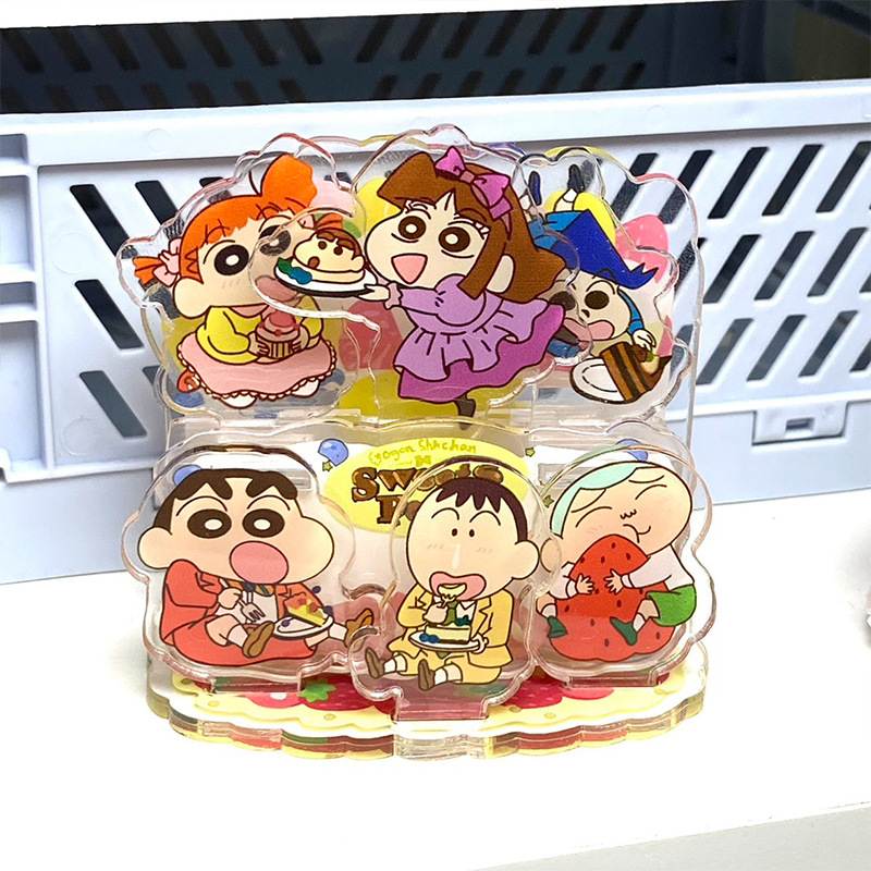 Xiaohongshu cartoon Xiaoxin signboard Japanese double leaf factory limited candy party Zhengnan acrylic desktop small ornaments