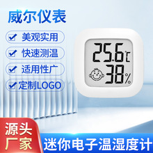 0726电子数显温度计 宠物湿度计车载水族温度计迷你电子温湿度计