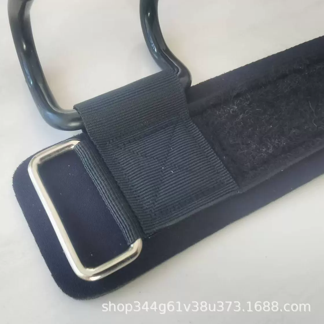 专业健身钢铁举重助力钩 握力护腕带 引体向上力量训练辅助手套勾