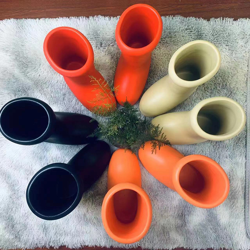 Tongqu Astro Wood integrated high straight all-inclusive COSPIAY same cute red rain boots 20BM-622