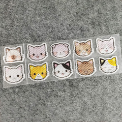 Reflective sticker for car wheel hub, electric skateboard tire, colorful night light rainbow, seven-color creative decal sticker