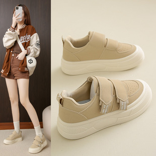 2025 small white shoes children spring new Korean ins female students leisure sports all-match skate shoes street Q2001