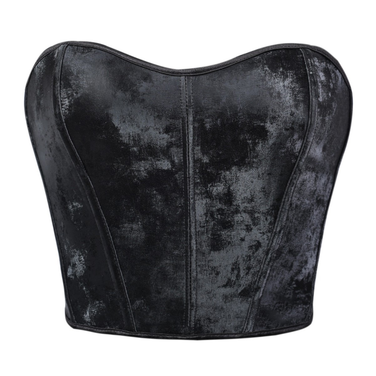 Europa y los Estados Unidos nuevos sutiles negros sin correa de hombros, soporte de pecho, cintura abdominal, chaqueta de plástico, suministro transfronterizo Aliexpress