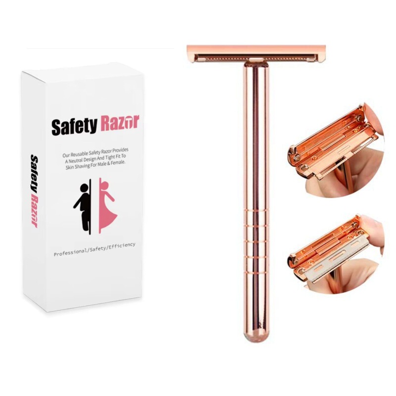 Cross-Border Manual Razor Single Blade Anti-Scratch Feather Eyebrow Trimmer Shaving Razor Manual