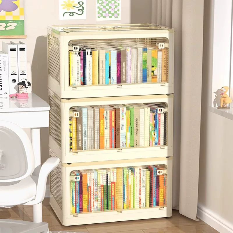 Book storage box Passing Box Broken Wheel Student Classroom Installation Artifacts can be folded and sorted out