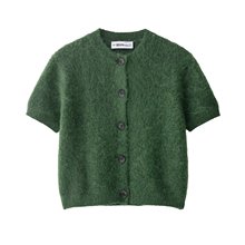 PB&ZA女装2025年秋季新款纯色高舒适性短袖款针织开衫上衣9598181