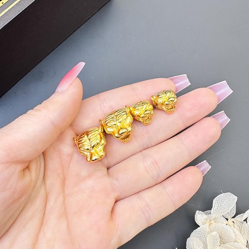 China Feng Gu Fasha oro leopardo accesorios joyas de cabeza diy hombre y mujer con leopardo de oro fabricantes de joyas Yiwu