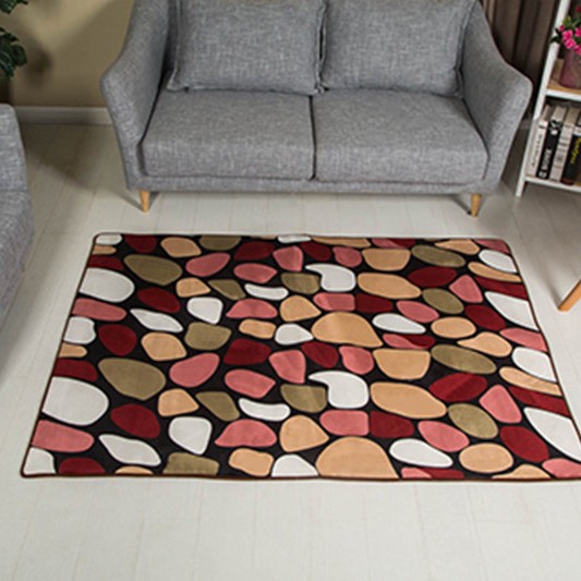 Engrosada sala de estar dormitorio vestíbulo coral alfombra de lana alfombra de piso estera de la puerta baño cocina estera del piso totalmente hecho