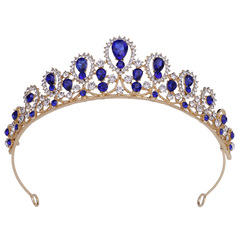 H1415韓式新娘頭飾 水鑽小皇冠兒童公主生日王冠婚紗禮服配飾批發