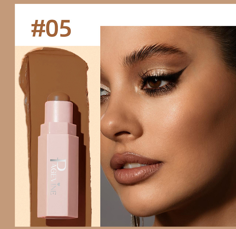 Meilleure vente transfrontalière PAGE VINE Stick contour mat doux et polyvalent 7,1 g Pour un contouring naturel_voghion.com