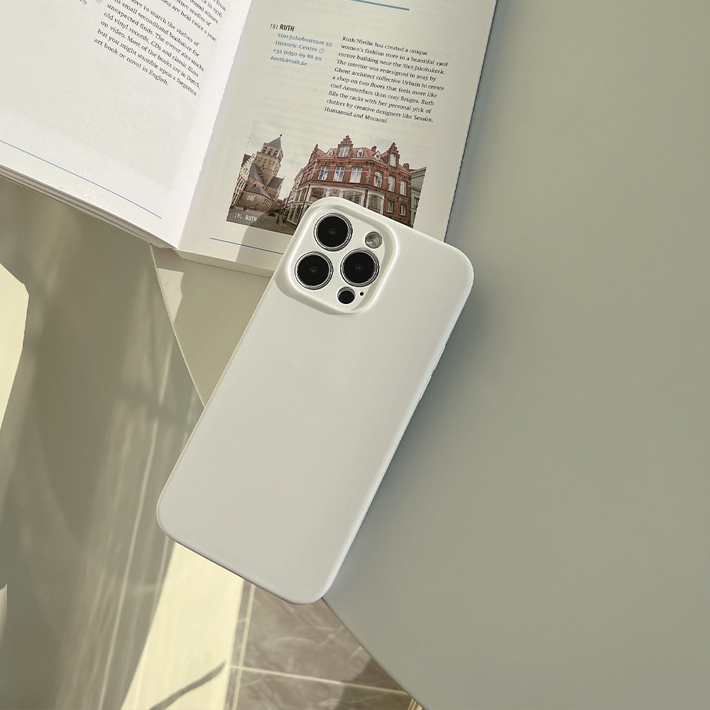 INS simple silicona líquida color sólido para Apple 15PROMAX/15 teléfono caso iPhone12 suave 11 hembra 14