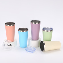 ��Լ��ɫ16oz���ȱ�304�����˫����ձ��±������Я����������