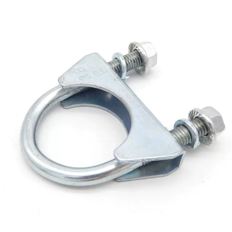 U-образный зажим для труб 20, сине-белый оцинкованный зажим для труб, зажим 127, утолщенная труба, фиксированный хомут для шланга, выхлопная труба, прочная