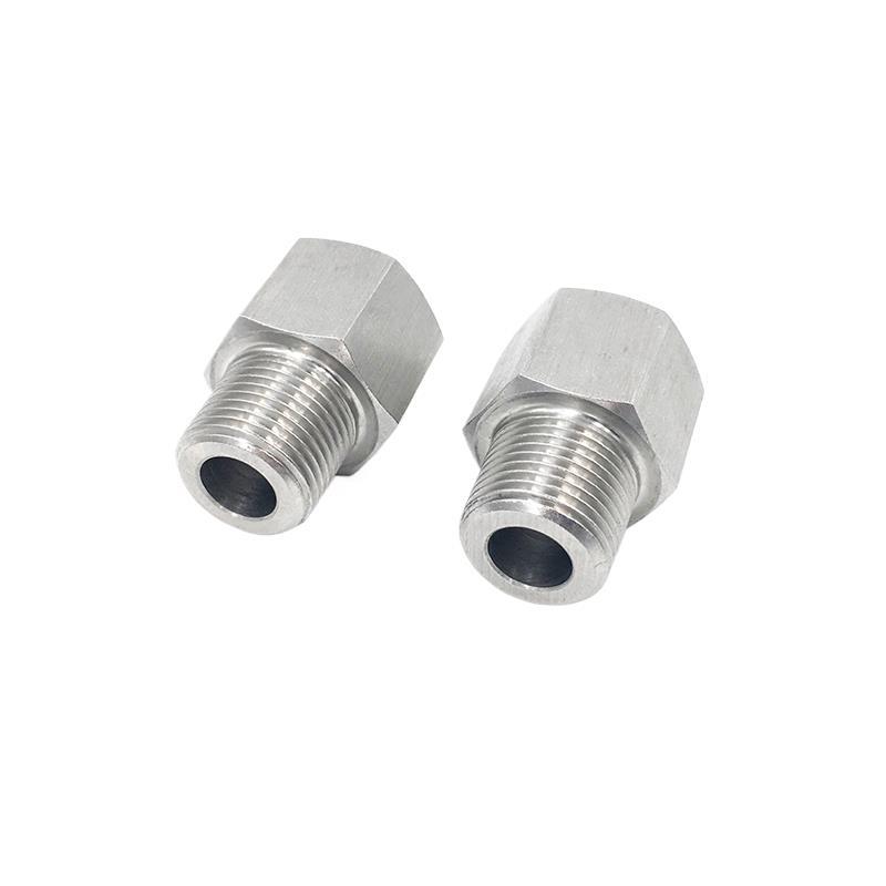 Adaptador de acero inoxidable 304 NPT1 / 4 / NPT1 / 2 Adaptador de medidor de presión M14 * 1.5 Adaptador M20 * 1.5