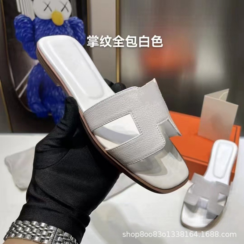 Comercio exterior H zapatillas de alta versión de Guangzhou zapatillas de piso plano para mujeres zapatillas fabricantes de venta
