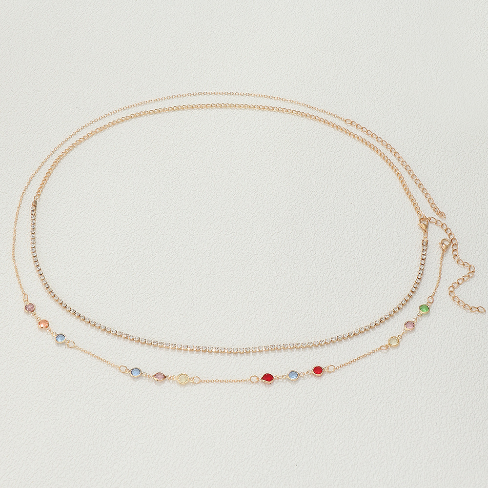 Simple Style Geometric Metal Waist Chain