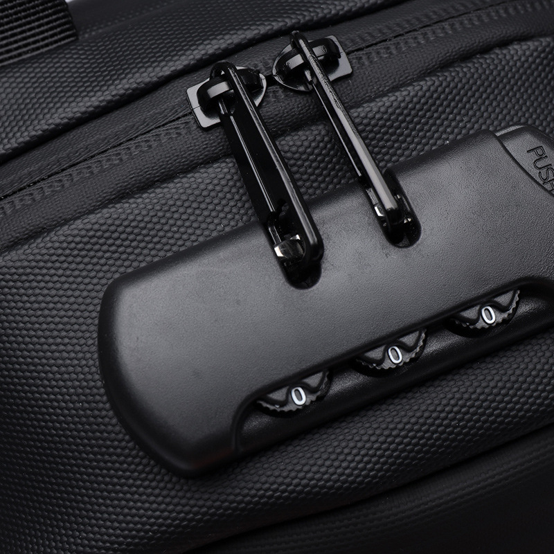 2024 nuevo bolso de pecho de hombre con bloqueo de contraseña antirrobo, mochila deportiva de ocio, bolso de mensajero de hombro, bolso de motocicleta al por mayor