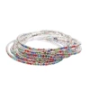 3 light color diamond bracelet (silver plating)