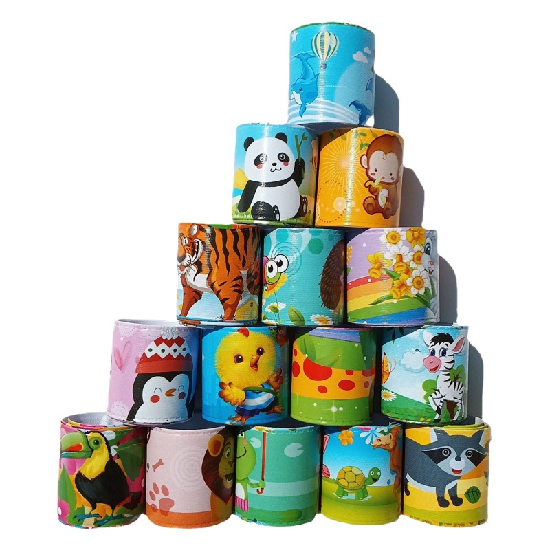 Animal 15 estilo Snap anillo pulsera Amazon transfronterizo nuevo Snap anillo pulsera dinosaurio tema