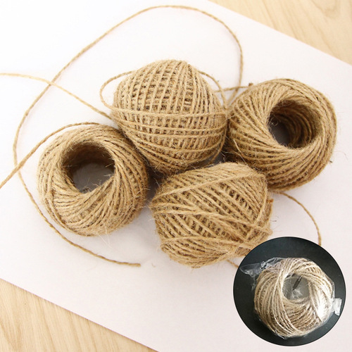 30 meters diy photo wall decoration lanyard cat scratching board rope wall hanging rope original color hemp rope