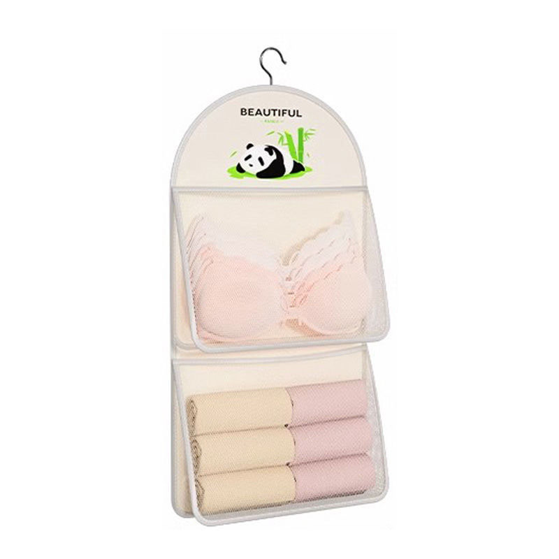 靴下収納掛け袋下着ネットポケットタンス吊り式収納神器寮ドア後壁収納袋|undefined