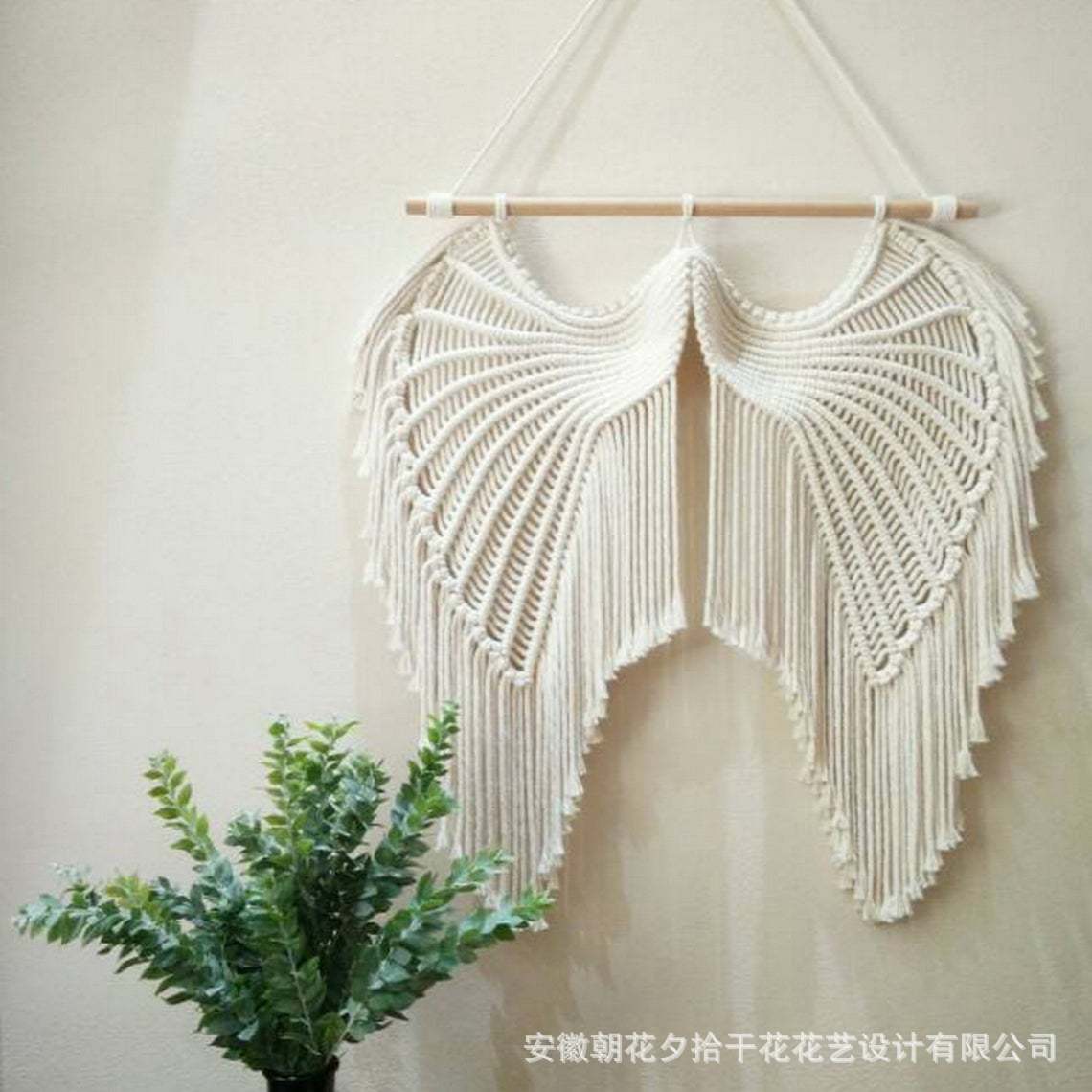 波西米亞挂毯 編織挂毯酒店名宿裝飾壁挂牆飾北歐蝴蝶翅膀挂毯