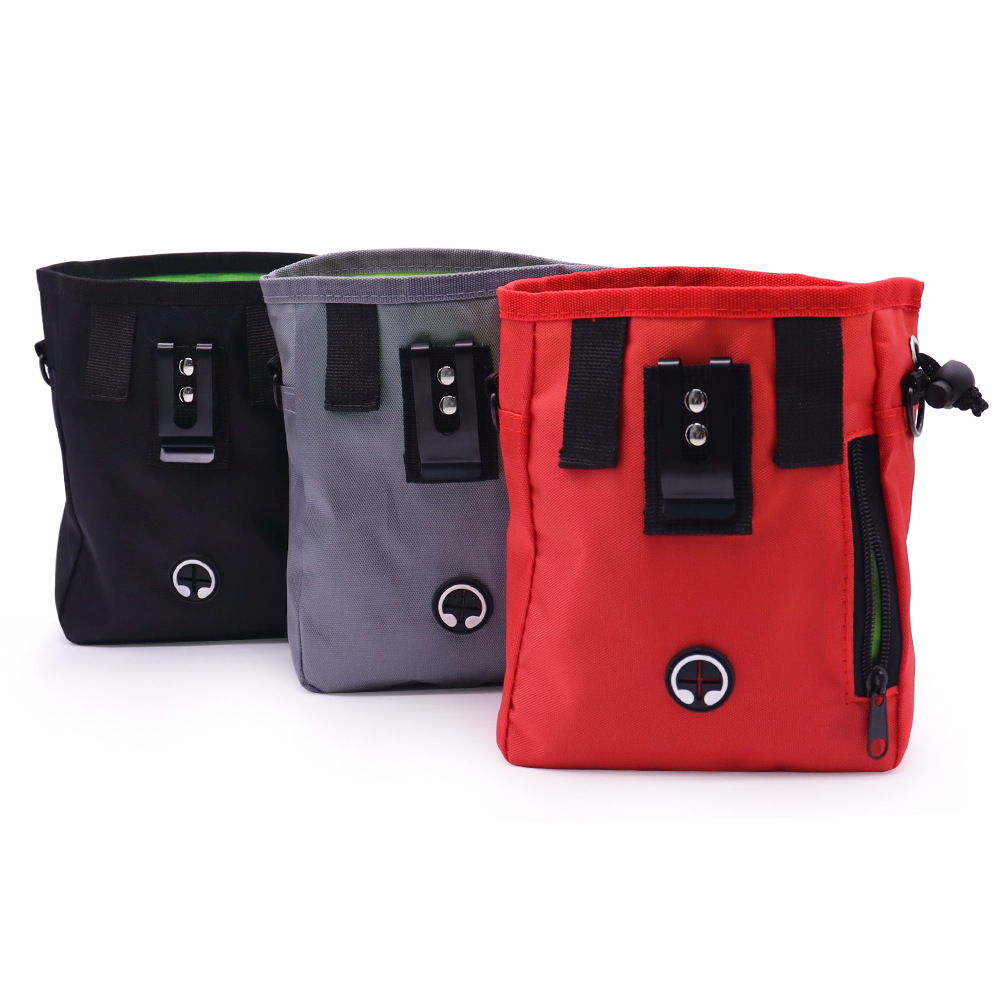 Amazon PET entrenamiento perro bolsa al aire libre portátil perro comida bolsa multifuncional perro entrenamiento cintura bolsa viaje Satchel merienda bolsa
