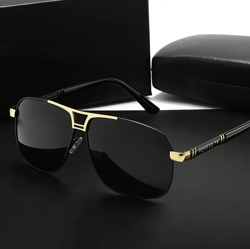 Advanced Cross-Border Fashion Dual-Purpose Day and Night Anti-Uv Glasses Trendy New Sunglasses 2025 Men's Sunglasses