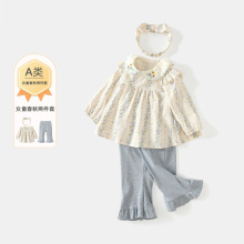 童装2024秋装女童衣服1-3岁儿童衣服两件套日韩风洋气女宝宝套装