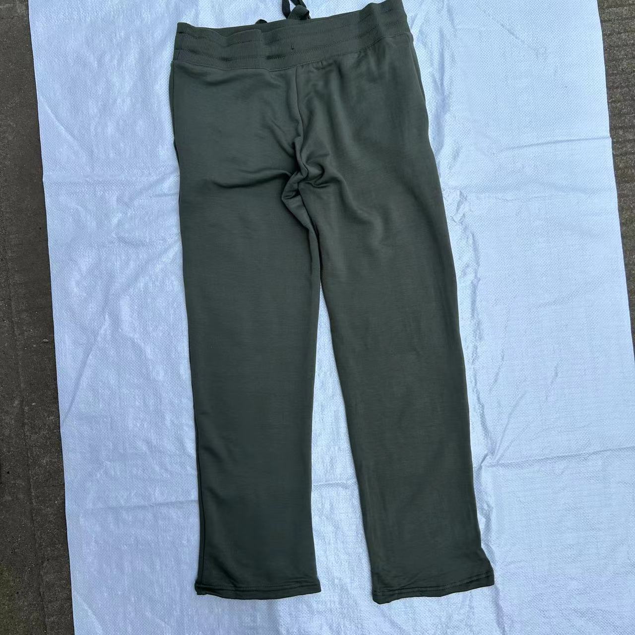Pantalones rectos forrados de lana de otoño e invierno para mujeres europeas y americanas 23 nuevos pantalones para niños pantalones Casuales image 6