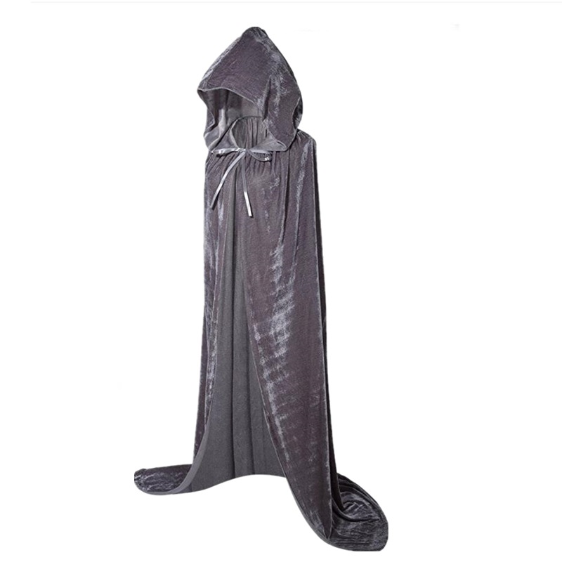 325g Weight Costume Props Event & Party Supplies Cloak Dresses Type Halloween British Style Solid Color Masquerade Stage Costume Props