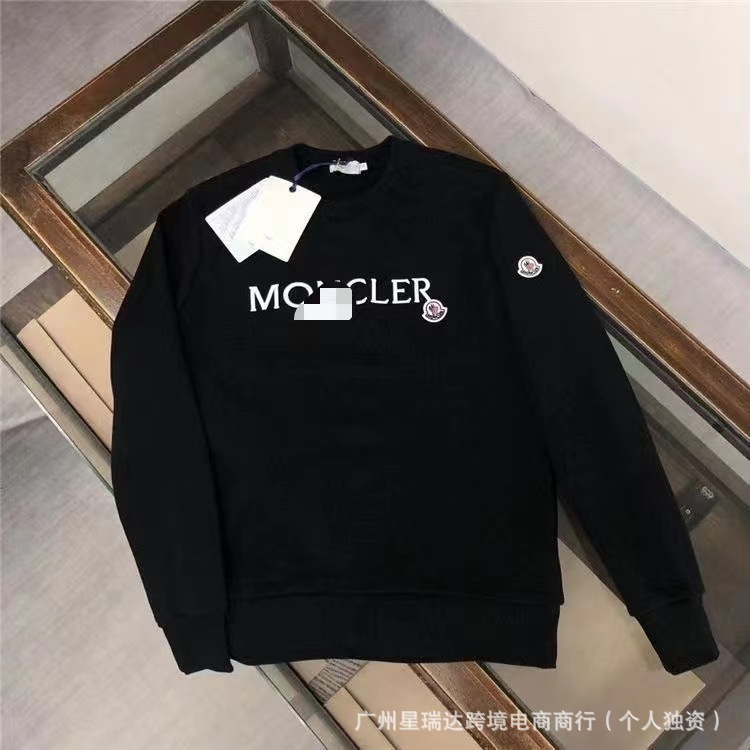 新しい欧米の純綿のMon蒙満印のcler口のマジックはプリントの金の長袖の男女の同項の衛衣のカップルを貼ります。|undefined