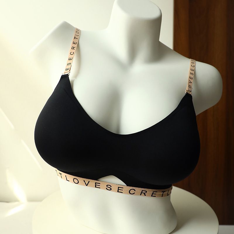 두 가지 두께의 가슴 패드가 있는 블랙 커피 색상