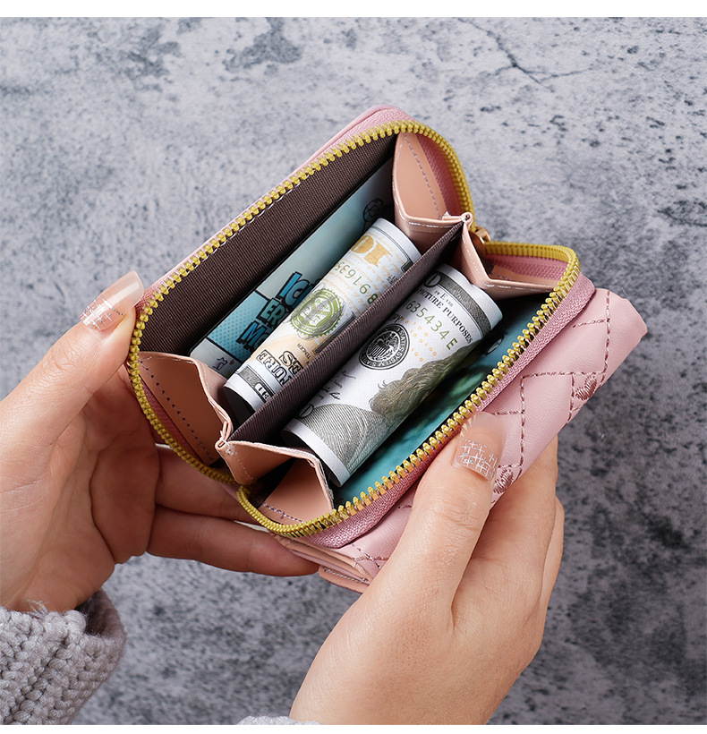 Mujeres Color Sólido Cuero Sintético Gire La Tapa Carteras Pequeña display picture 3