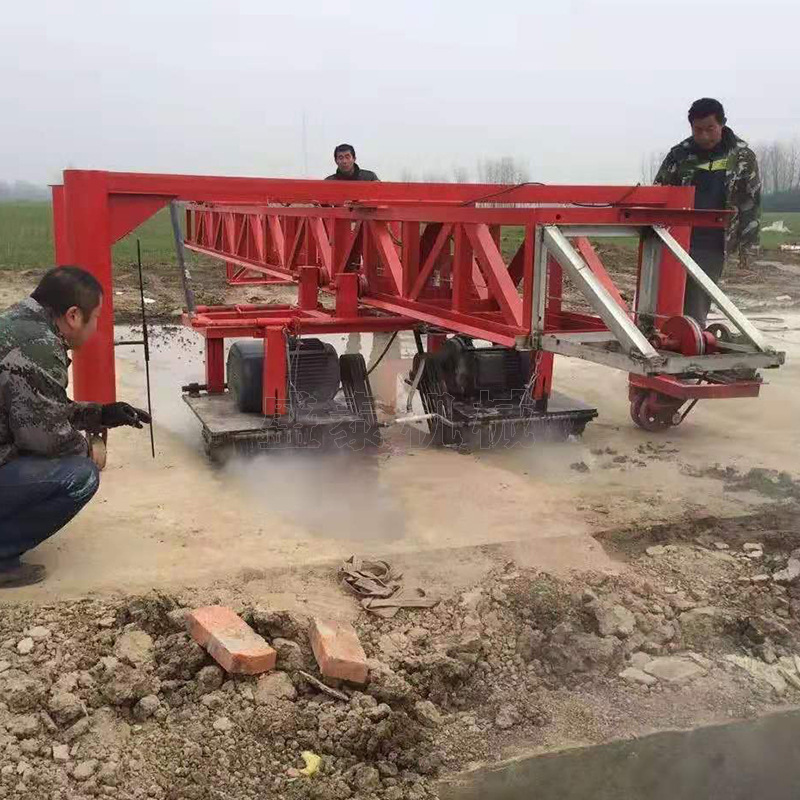 自动刻纹机混凝土路面刻纹机自行走桁架刻纹机悬轨式双幅路面刻纹