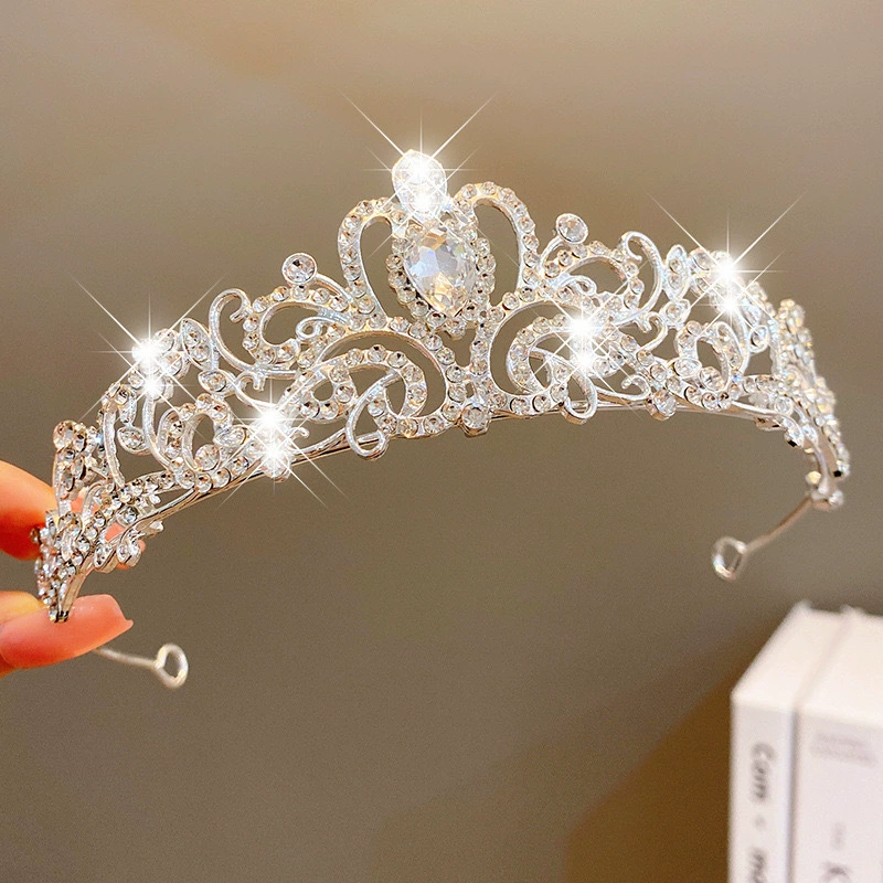 tiara crown accessory for bride — elegant princess headpiece, wedding & birthday gift, 0.03 kg