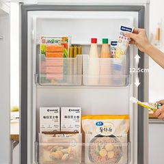冷蔵庫のドアの内側の収納ボックスのネギとニンニクの分類ボックスの食品級ppの収納ボックスの冷蔵庫は分注で整理します。