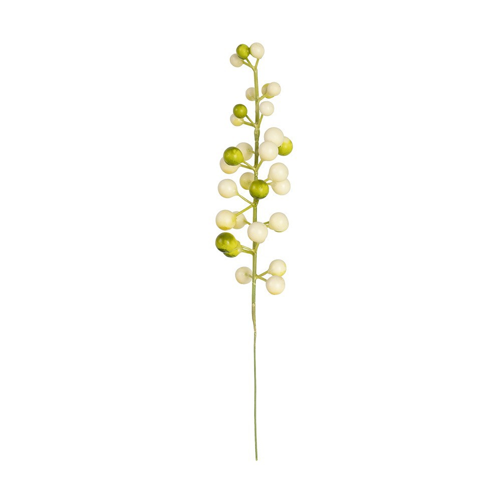 Productos transfronterizos de simulación de bayas de una sola horquilla 30 bolas de frutas ricas cadena de flores hechas a mano accesorios de flores de decoración navideña proveedor de origen image 3