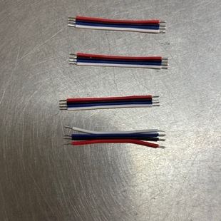 Computer peripheral line bluetooth headset lithium battery welding wire 7/0.6X25mm4P dress rehearsal line