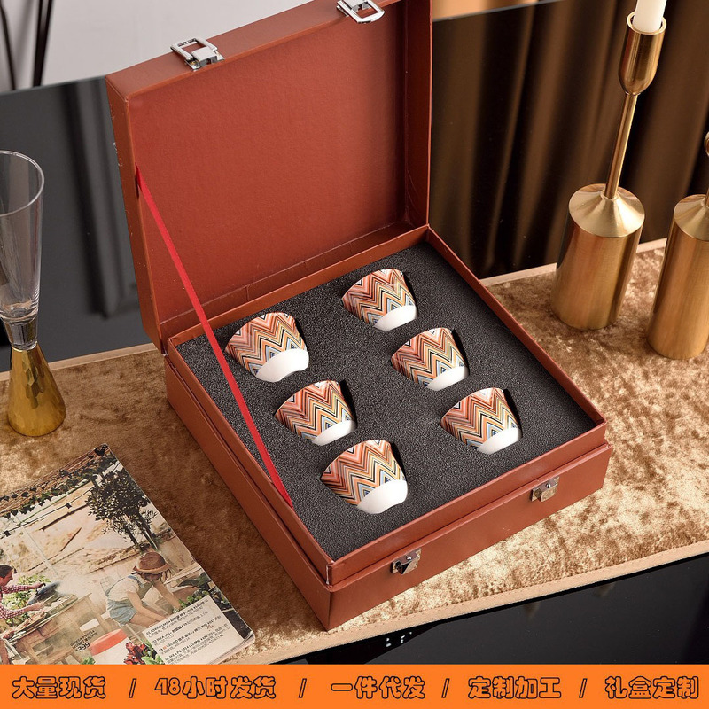 New Turkish Espresso Cup High-grade Bone China Cloth Small Tea Cup Cross-border Middle East Hot Sale 50 ml Cup