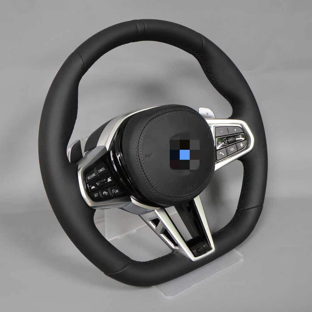 Silver modified steering wheel assembly suitable for BMW CS Sport 1234567 series G20G30x1x2x3x4x5x6