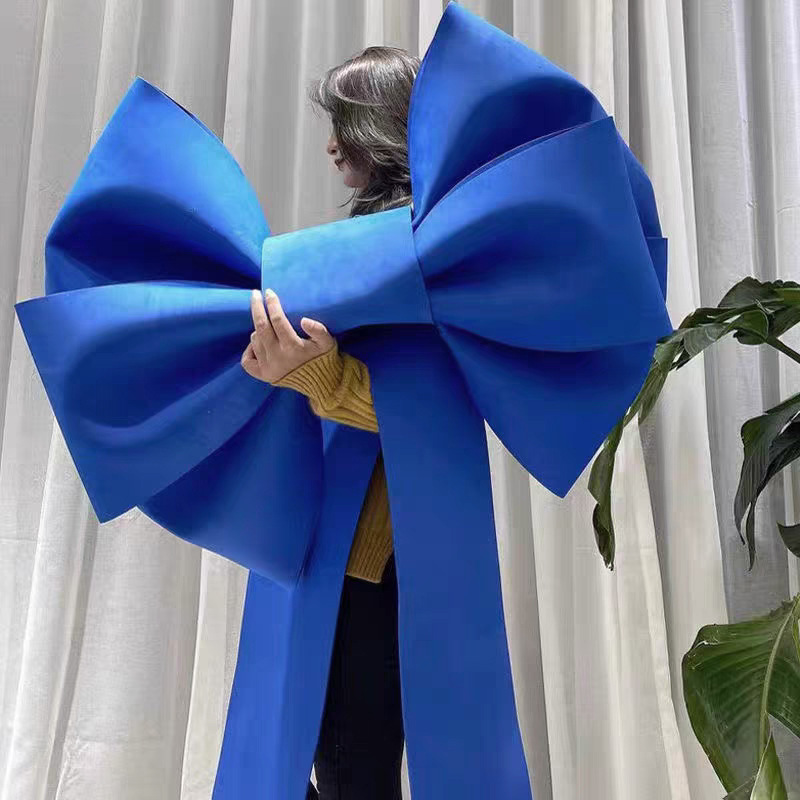 Extra-Large Bow Decoration for Wedding Outdoor Setup, Store Opening Scene Setup, Xiaohongshu Same Style Internet Celebrity Decoration Extra-Large Bow Decoration for Wedding Outdoor Setup, Store Opening Scene Setup, Xiaohongshu Same Style Internet Celebrity Decoration