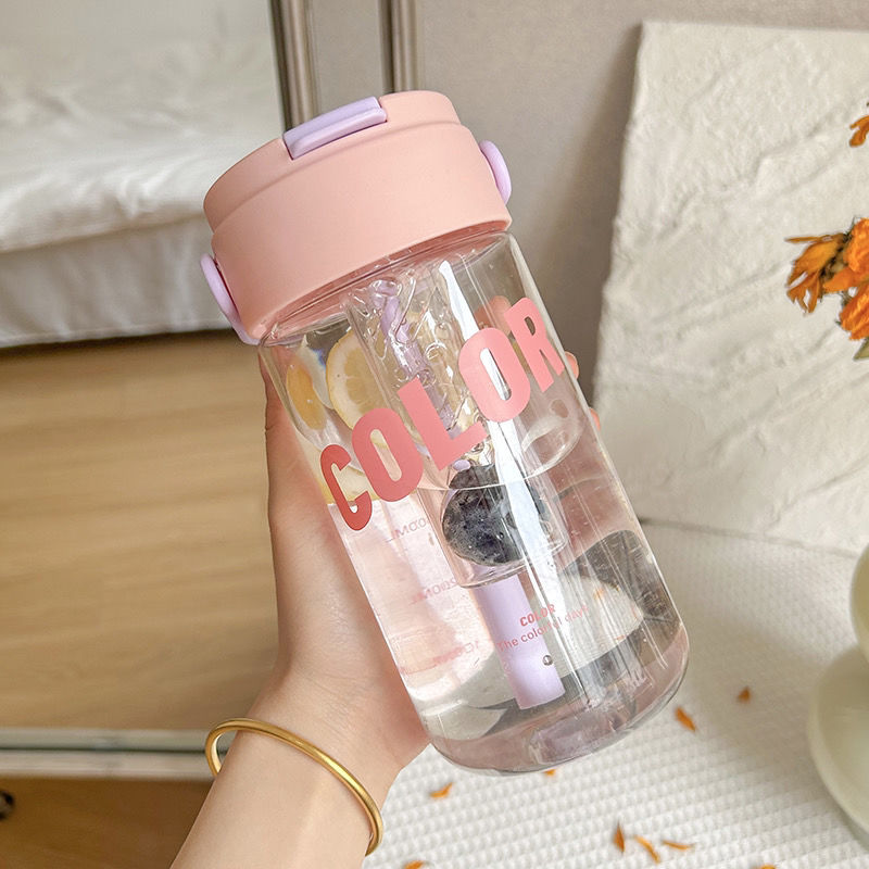 1 세대 향기로운 차 플라스틱 컵 체리 파우더 800ml