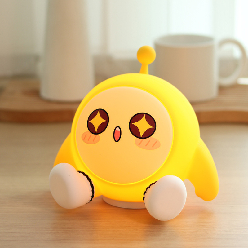 Lámpara Nocturna de Silicona con Diseño de Nube, Popular en el Extranjero, Recargable, Lámpara de Mesa Creativa, Luz de Ambiente Y