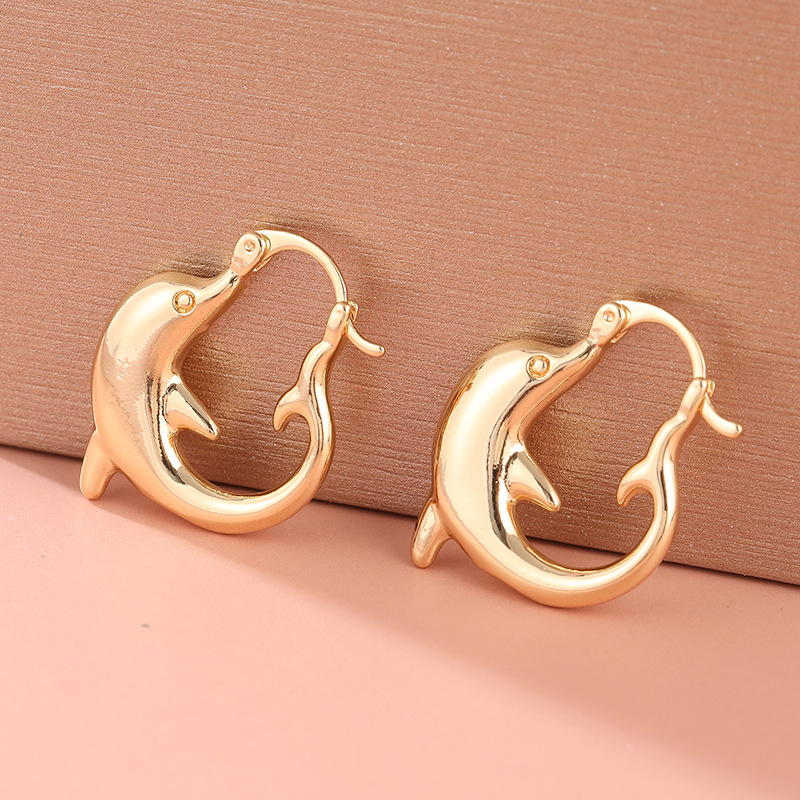Morning Moon Cross-Border Earrings European and American Dragonfly Retro Copper Earrings Yiwu Earrings