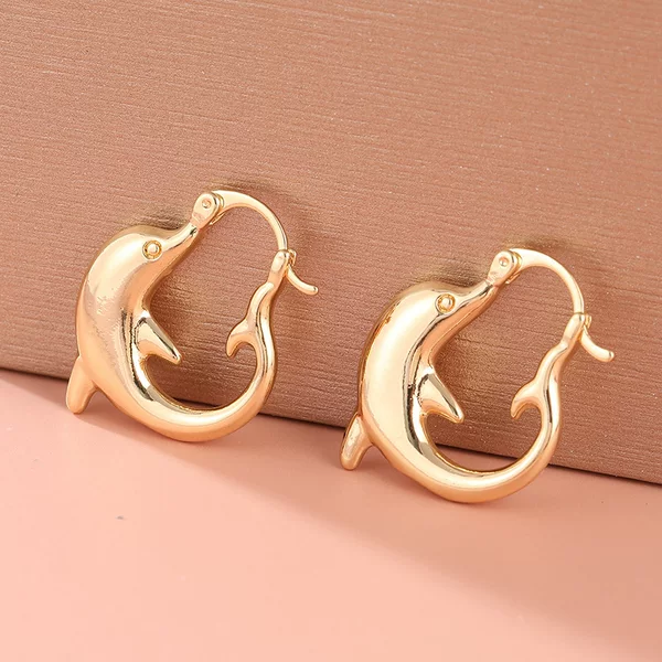 Morning Moon Cross-Border Earrings European and American Dragonfly Retro Copper Earrings Yiwu Earrings